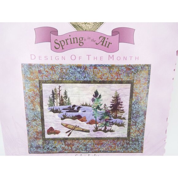 2001 McKenna Ryan Pine Needles Art Quilts Echo Lake Pattern Spring is in the Air - Picture 7 of 12